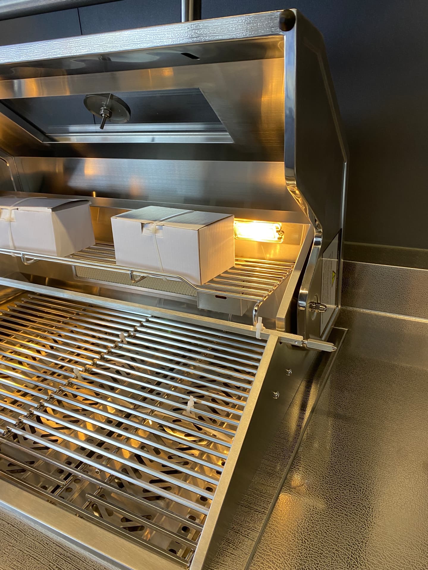 Barbecue — vue ouverte